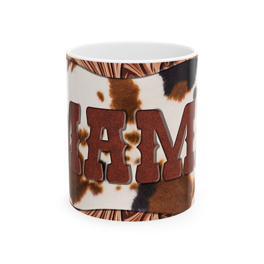 Ranch Cowhide MAMA Coffee Mug